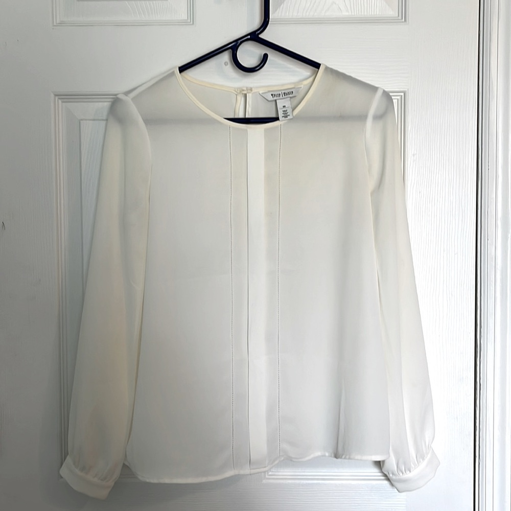 WHBM Long Sleeve Blouse